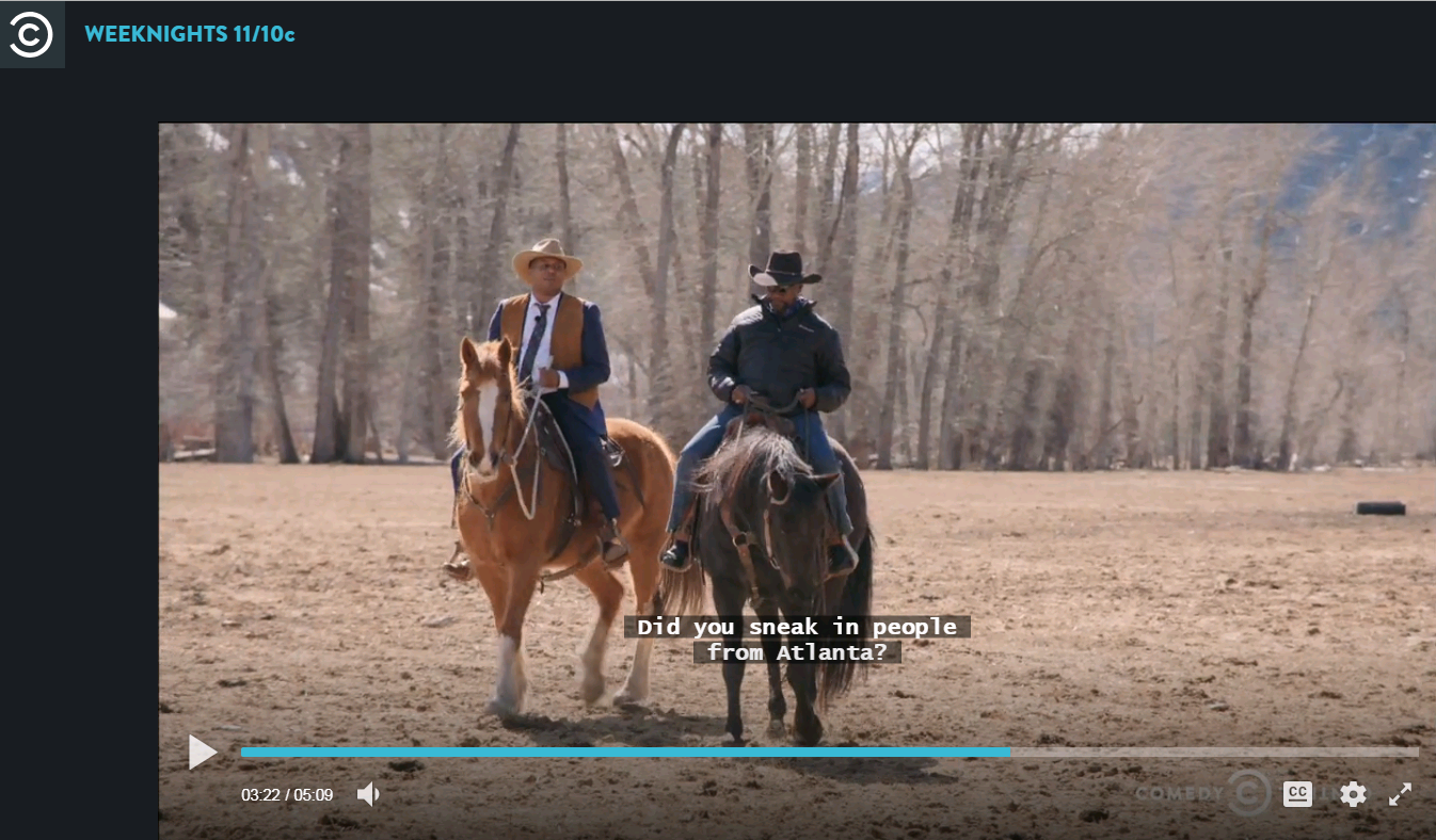 Is it possible to do a Montana segment without a horse or two?